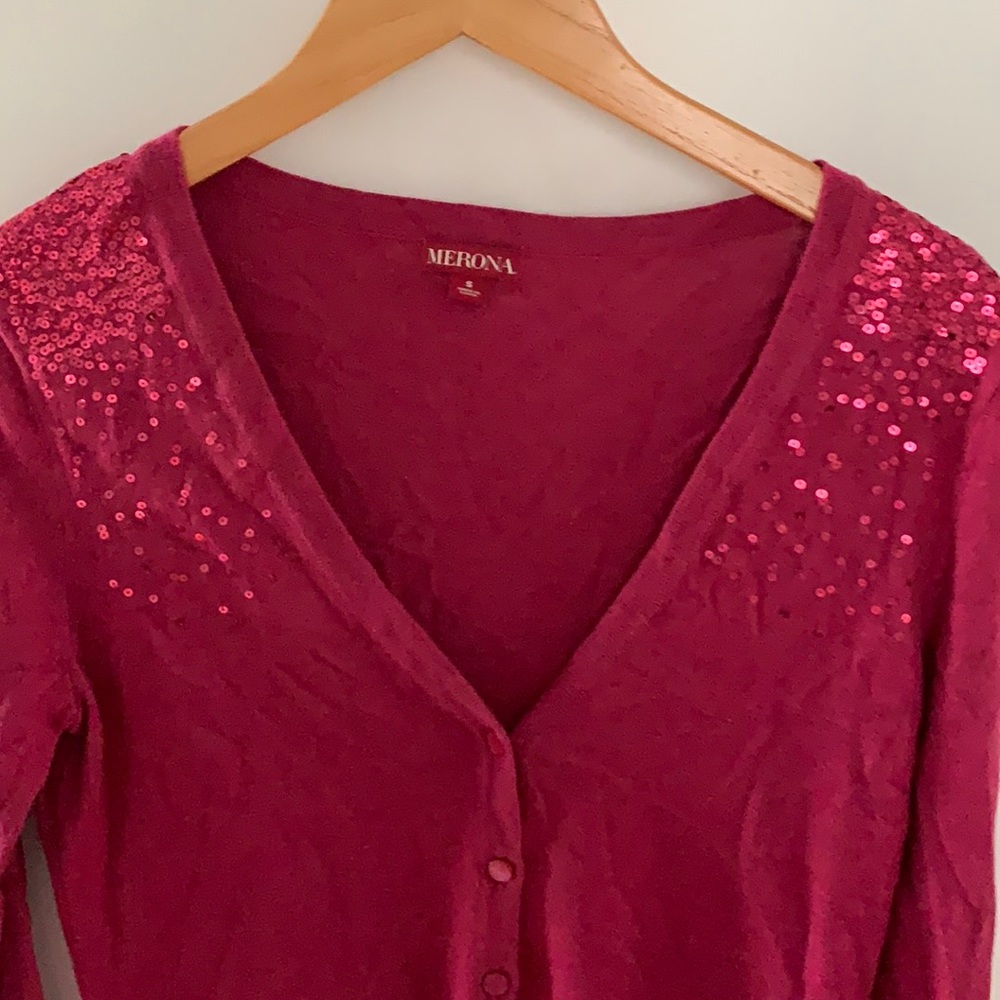 Sequined Merona cardigan